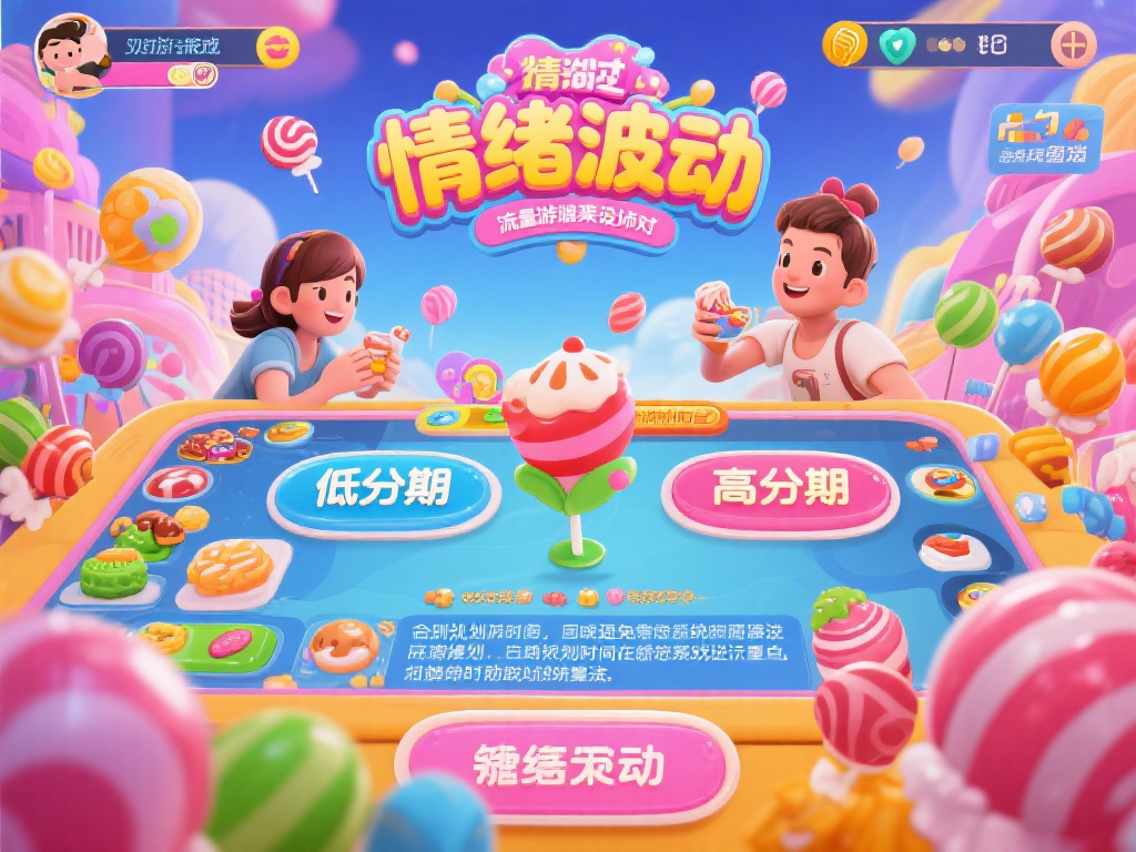 控制游戏节奏
流量游戏设计师都会通过“情绪波动”