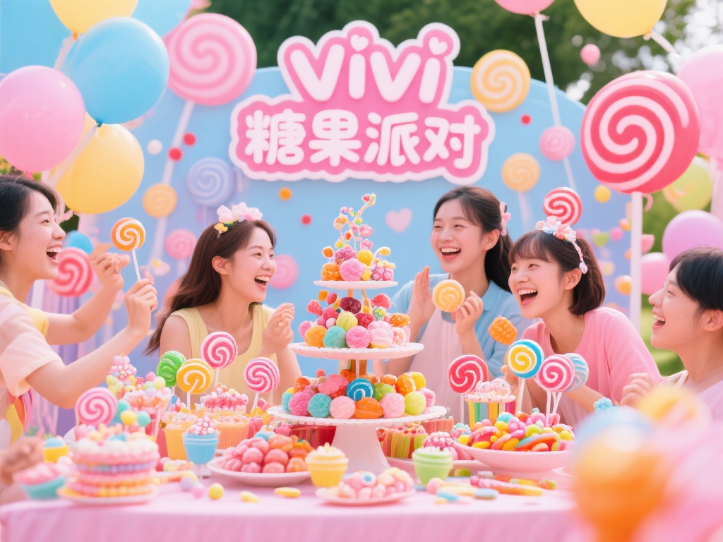 Vivi糖果派对甜蜜开启，欢乐狂欢旅程等你加入
