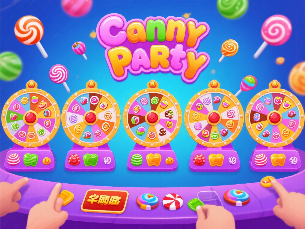 糖果派对游戏主要以糖果为主题，玩家需要通过旋转获得