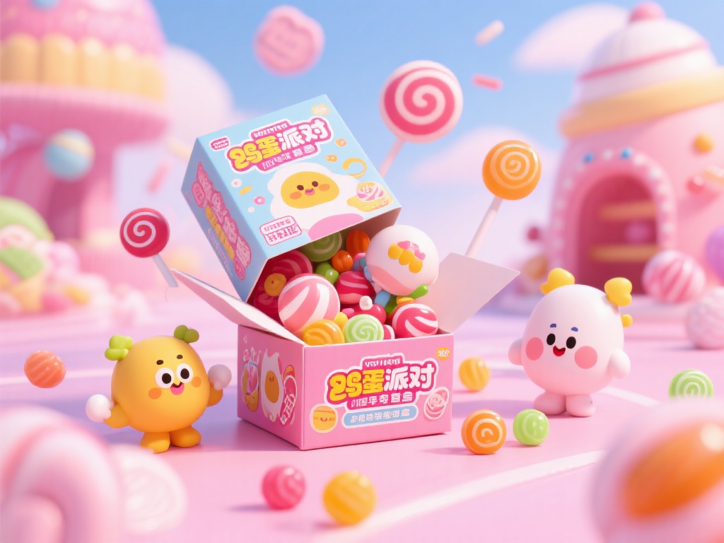 探秘蛋仔派对糖果盲盒的奇趣冒险世界