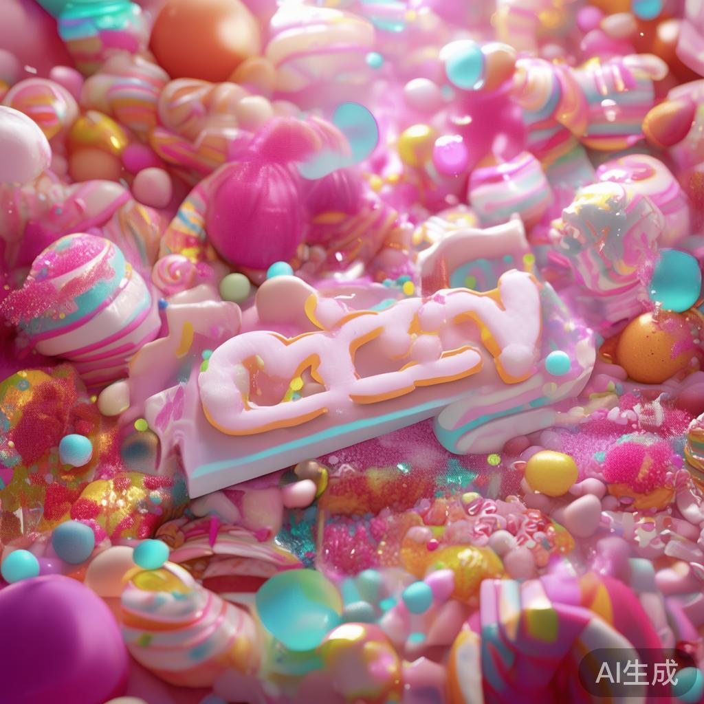 在充满童趣与创意的糖果派对中，标志设计扮演着至关重