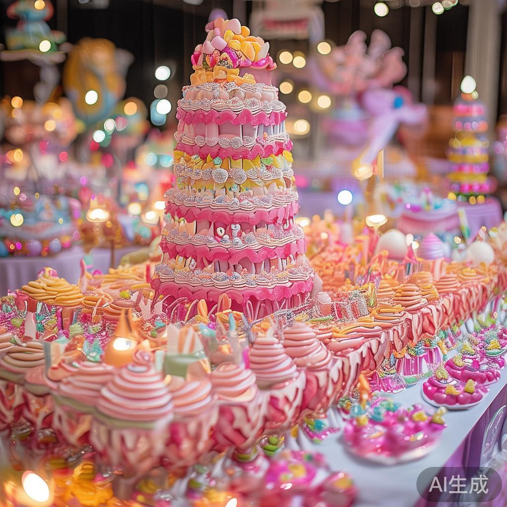 在举办庆典、派对或特殊节日中，糖果派对总能成为焦点