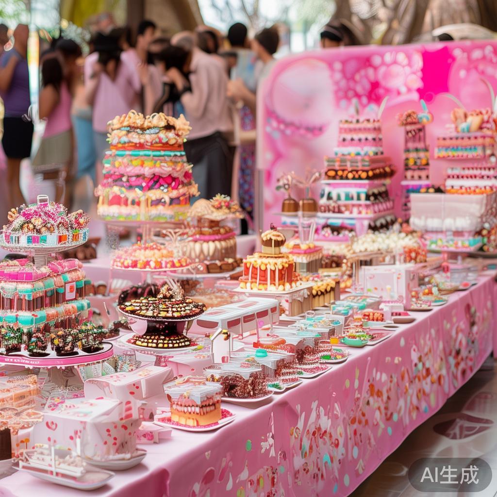 在派对的每个细节中，都能看到主办方的用心。例如，设