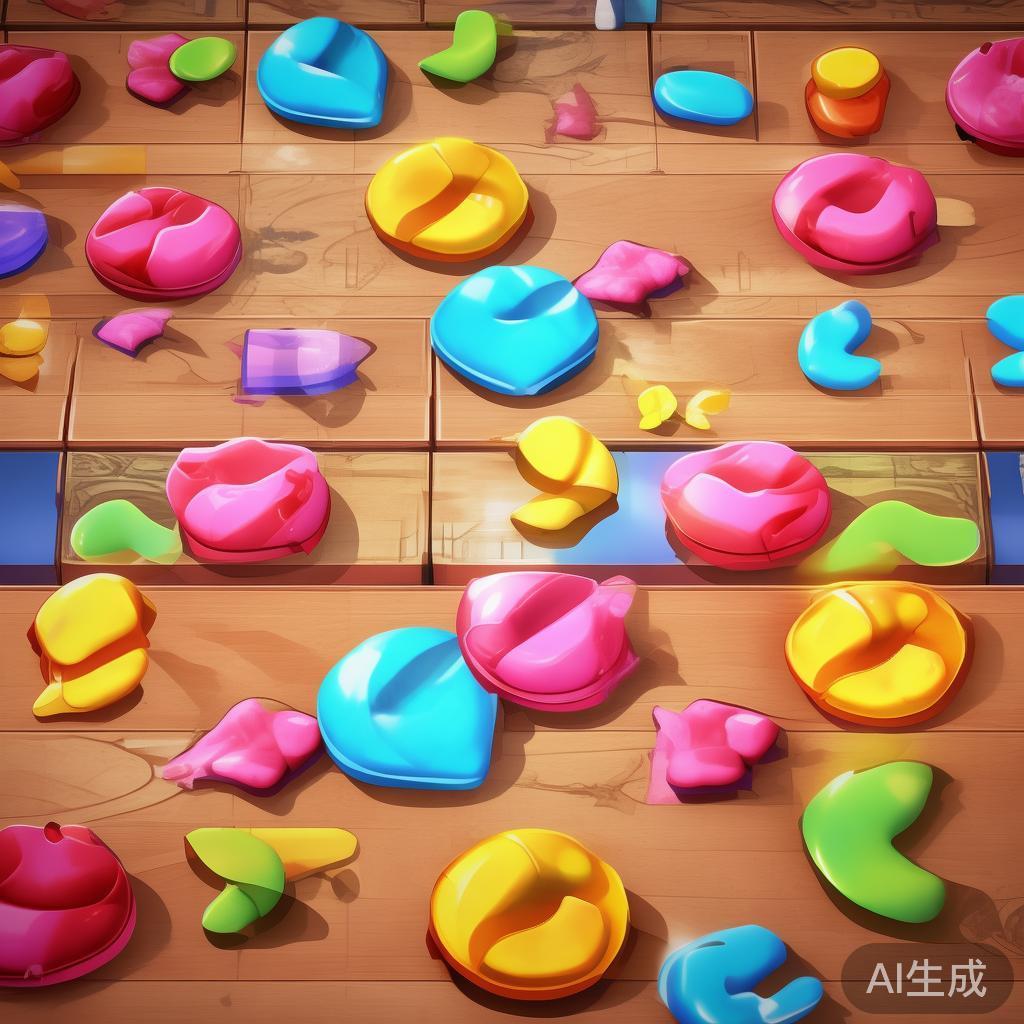 在蛋仔派对中，隐藏糖果的设计巧妙，考验玩家的观察力