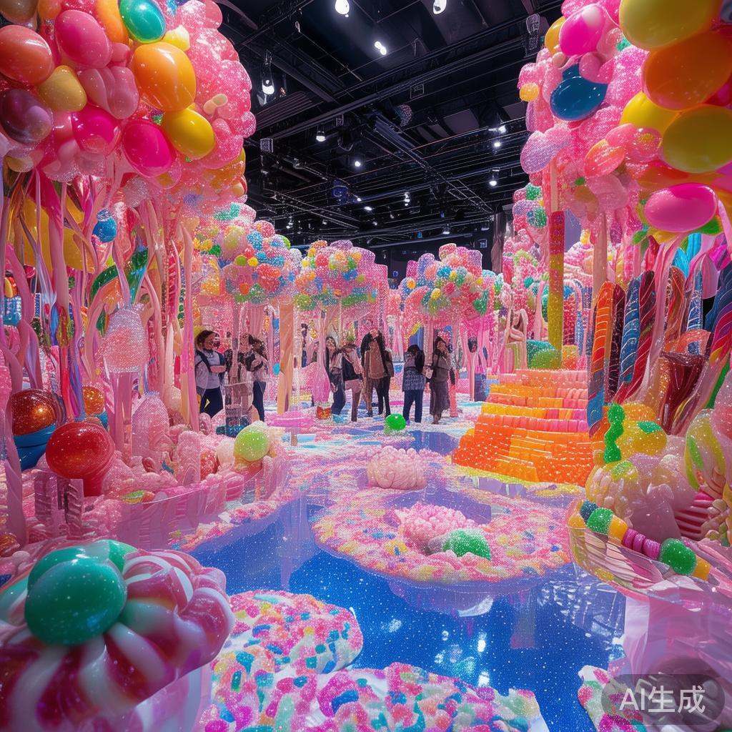 探索奇幻世界:精彩纷呈的派对糖果与动漫冒险之旅 更有一些著名的动漫品牌借助糖果元素打造主题场景,如