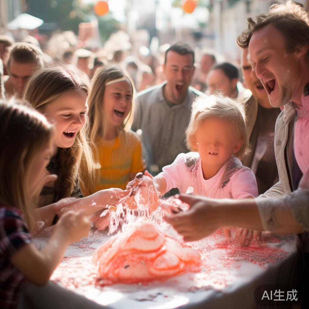 探索安岳糖果派对的精彩盛况与甜蜜体验之旅 现场的互动环节更是高潮不断。例如,糖果拼糖比赛激烈